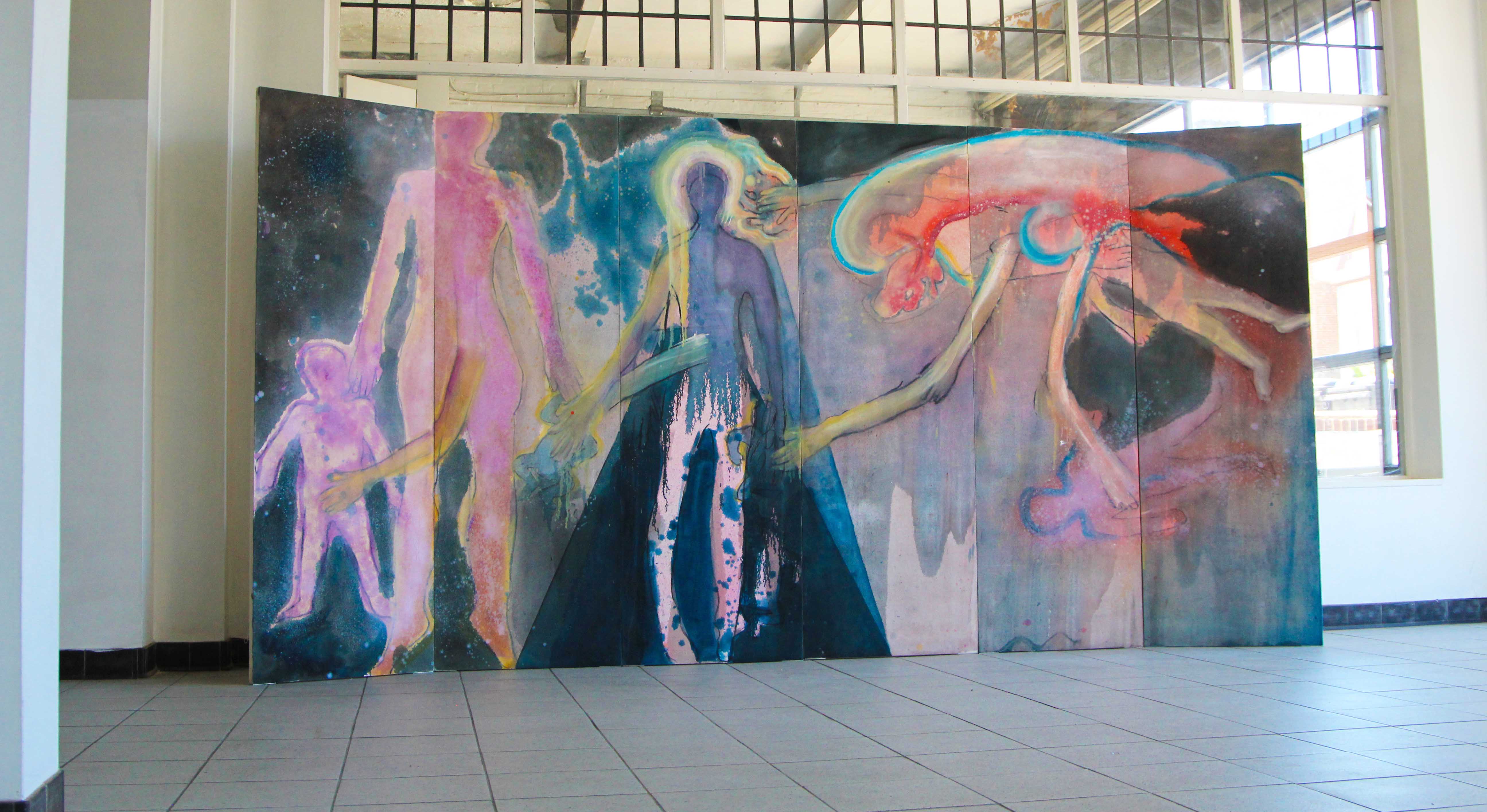 Mothership Installation at Turps 2026 Show at Margate Creative Land Trust